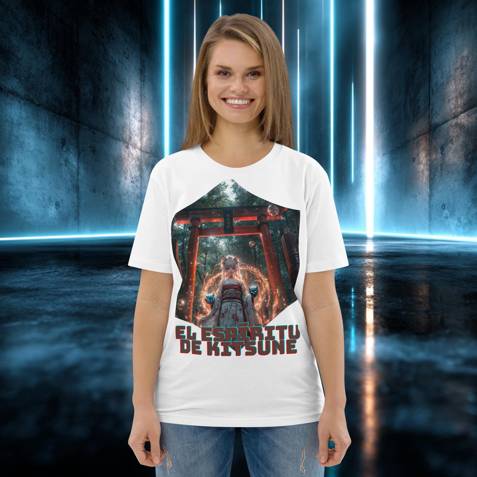 Camiseta orgánica con diseño El Espíritu del Zorro — color 5