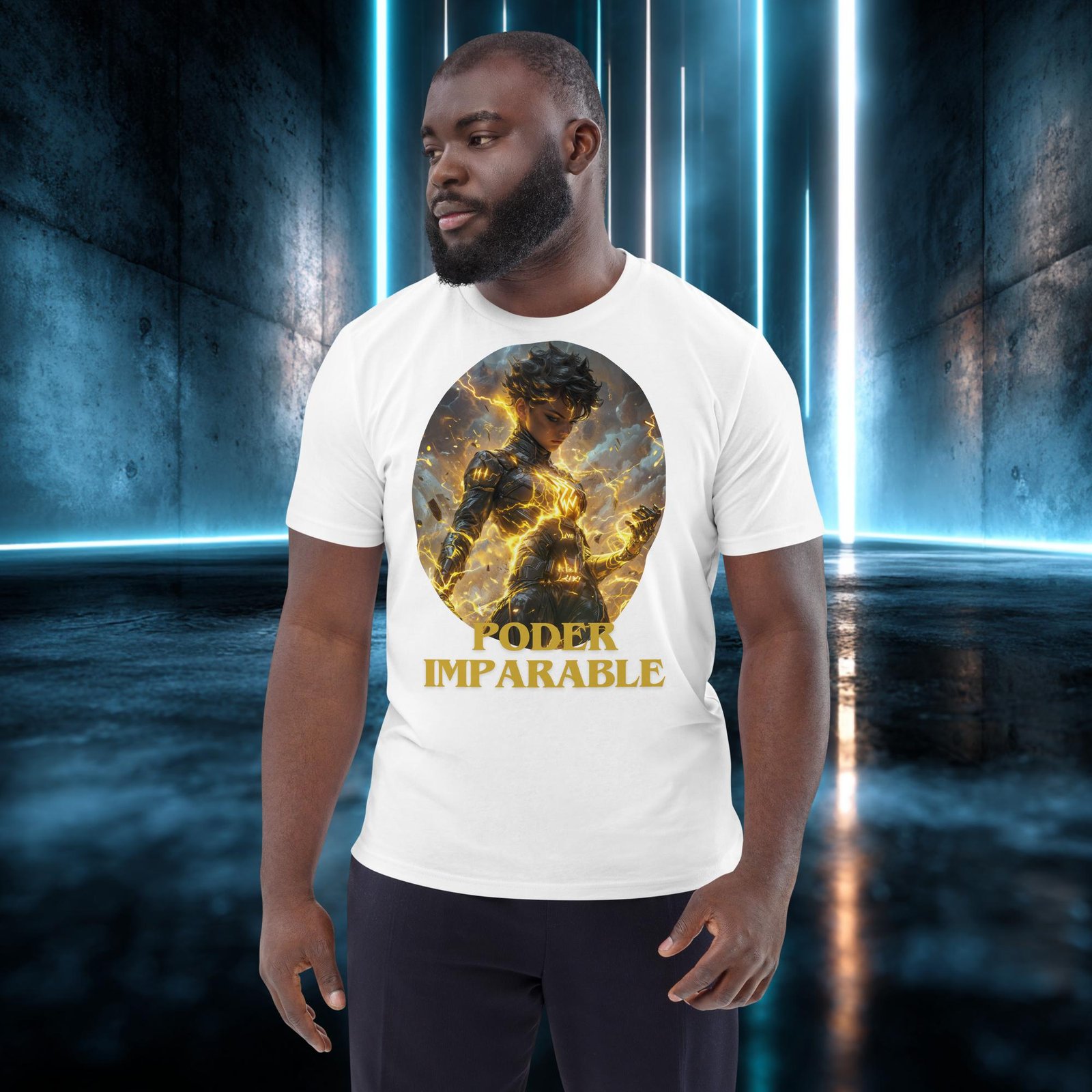 Camiseta orgánica con diseño Poder Imparable — color 4