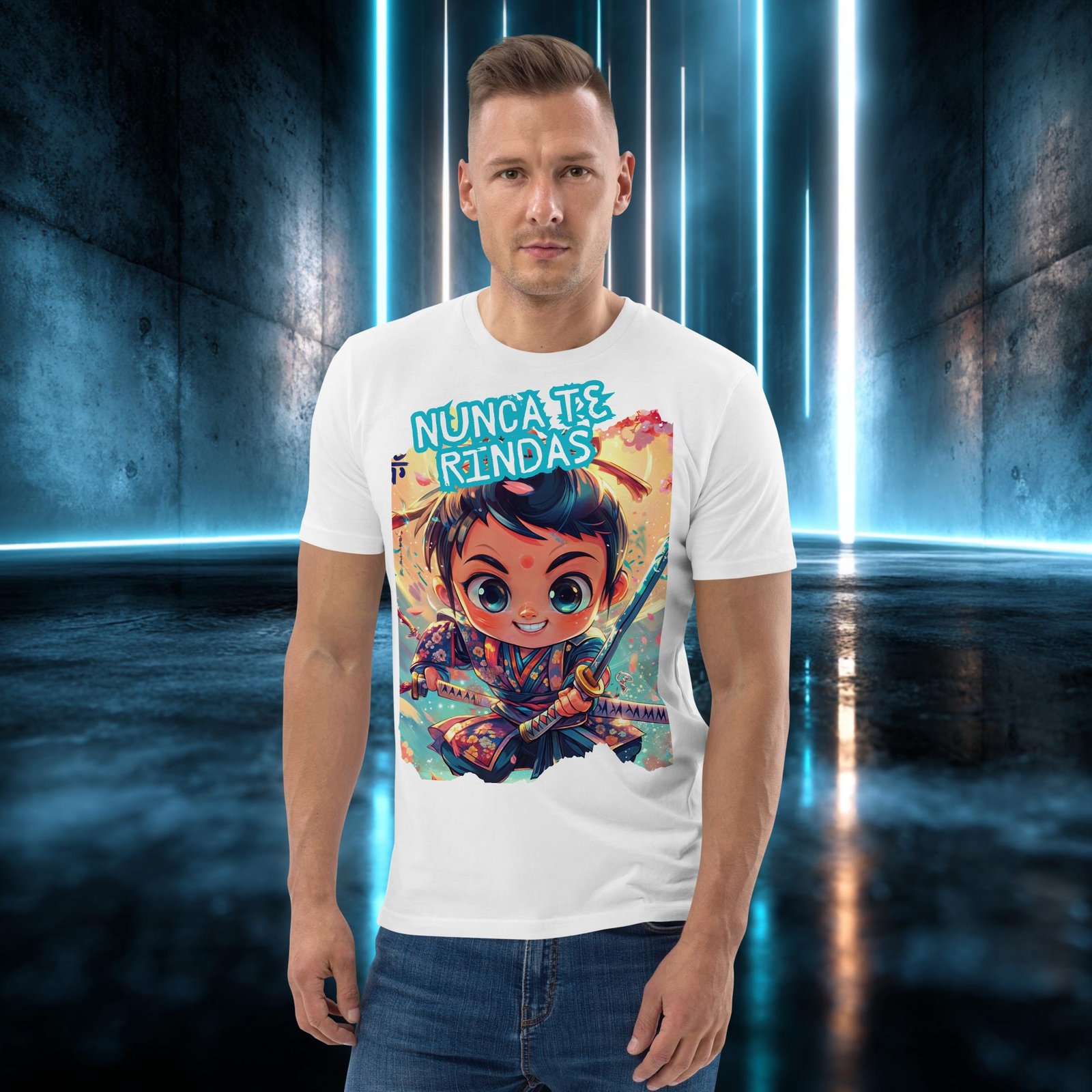 Camiseta orgánica con diseño Nunca Te Rindas — color 4