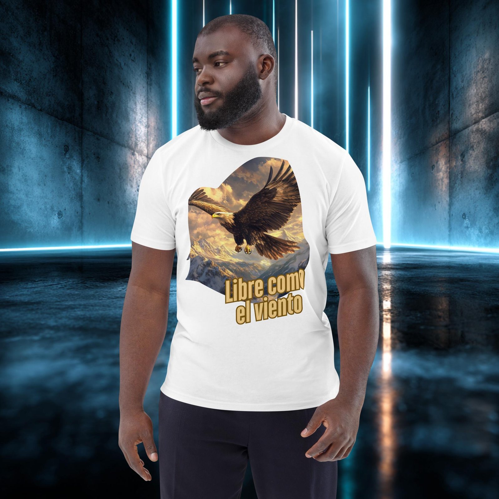 Camiseta orgánica con diseño Libre Como el Viento — color 5