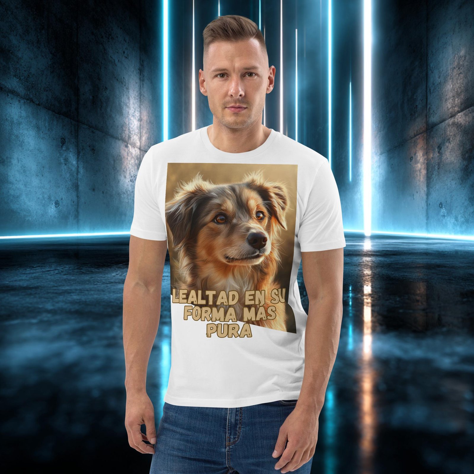Camiseta orgánica con diseño Lealtad en Estado Puro — color 4