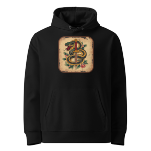 Serpiente y Daga en sudadera
