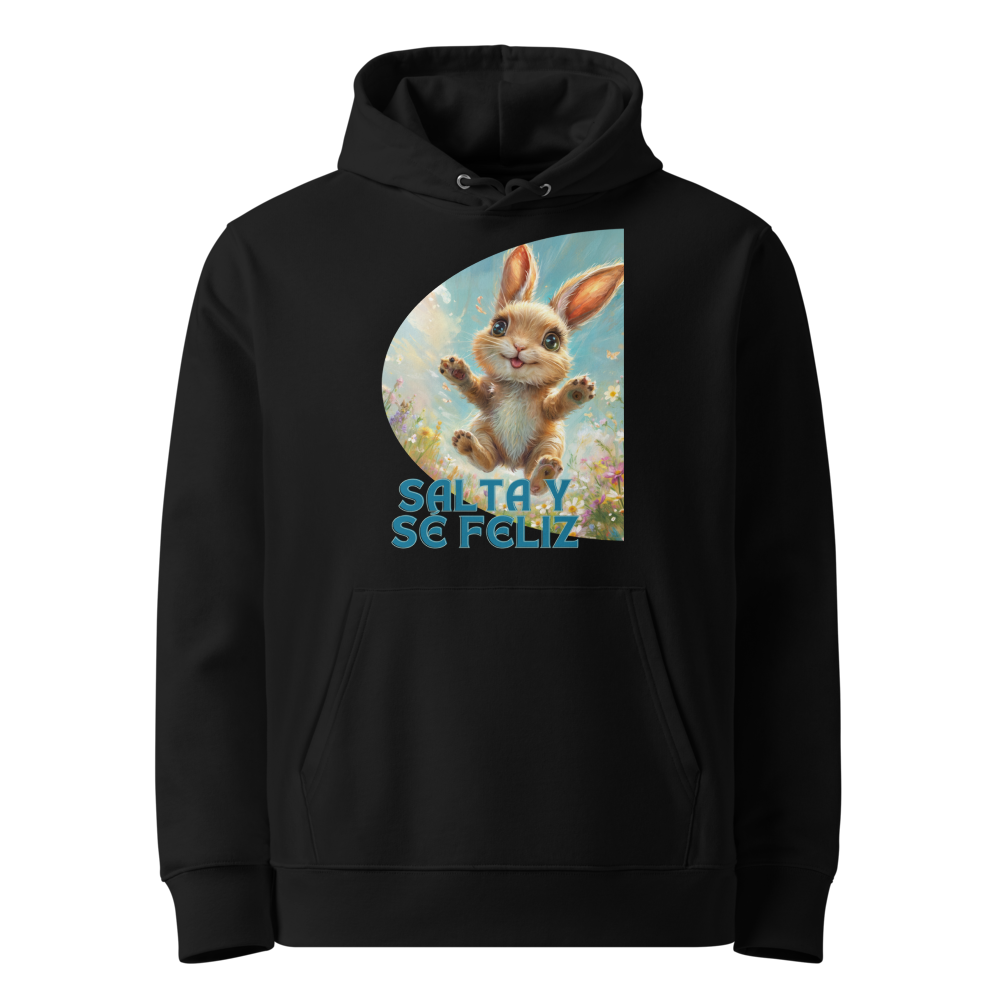 Salta y Sé Feliz en sudadera