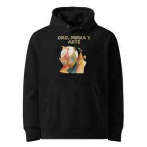Oro, Mirra y Arte en sudadera
