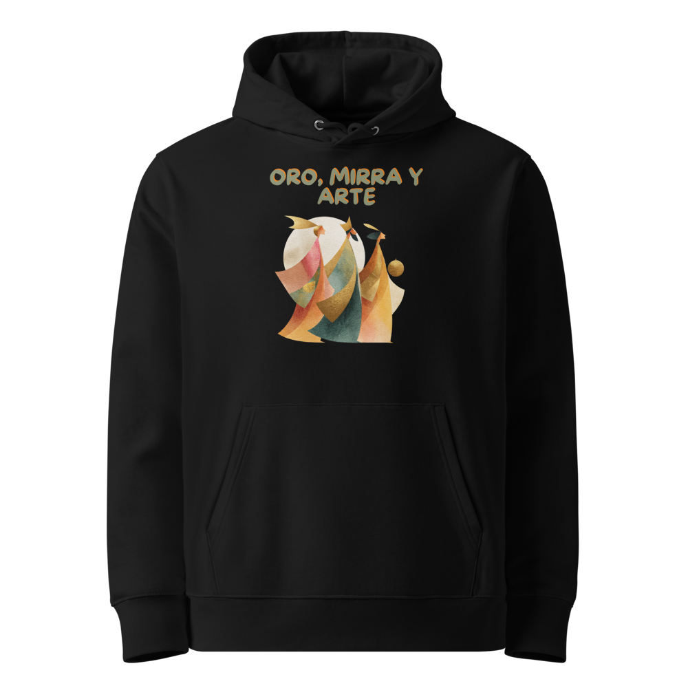 Oro, Mirra y Arte en sudadera