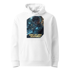Donde los Libros Crean Mundos en sudadera