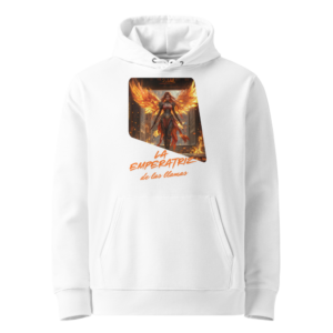 La Emperatriz de las Llamas en sudadera