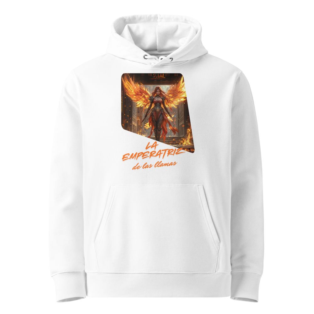 La Emperatriz de las Llamas en sudadera