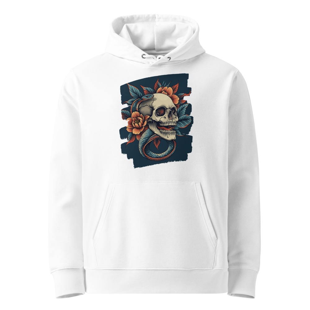 Calavera entre Peonías en sudadera