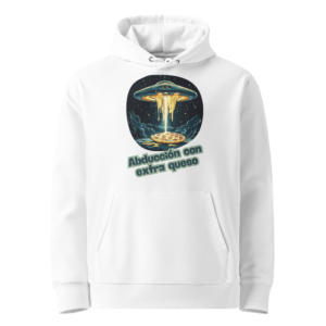 Abducción con Extra Queso en sudadera
