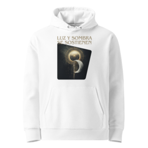 Luz y Sombra Se Sostienen en sudadera