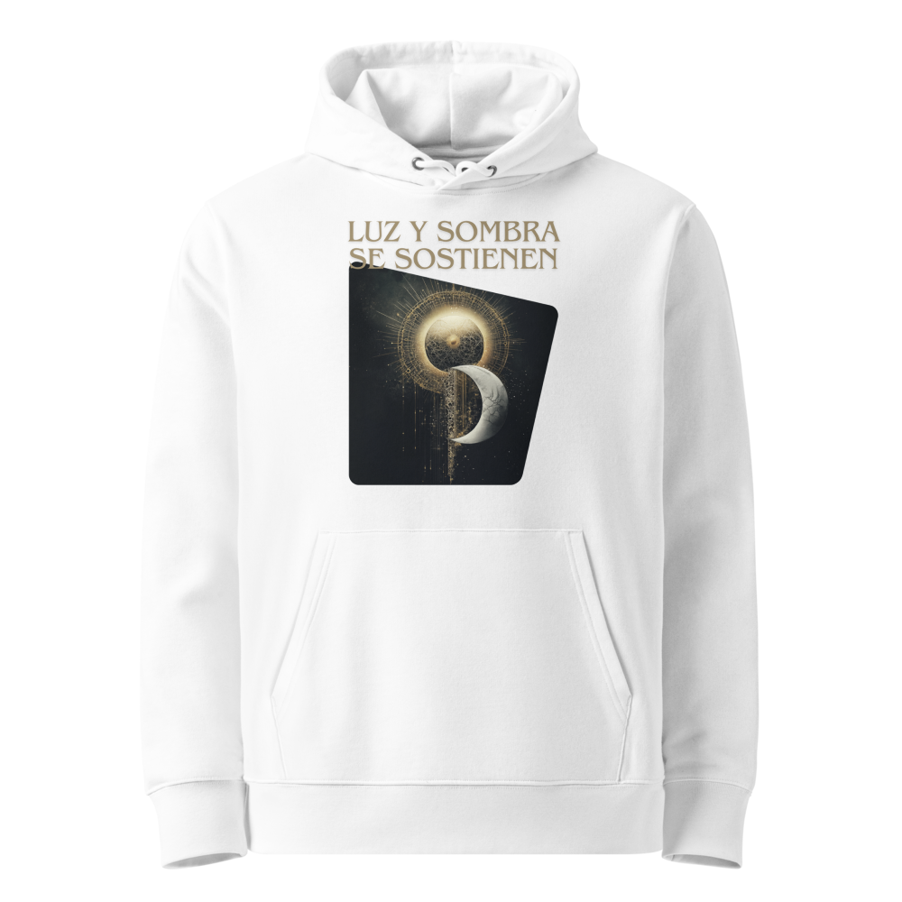 Luz y Sombra Se Sostienen en sudadera