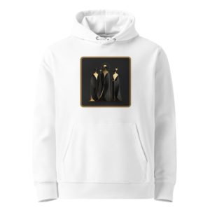 Tres Siluetas de Oro en sudadera