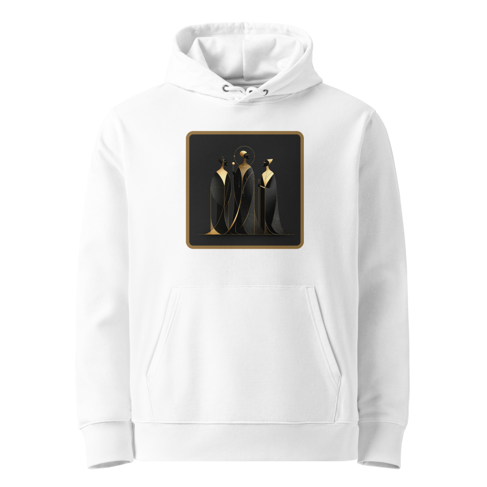 Tres Siluetas de Oro en sudadera