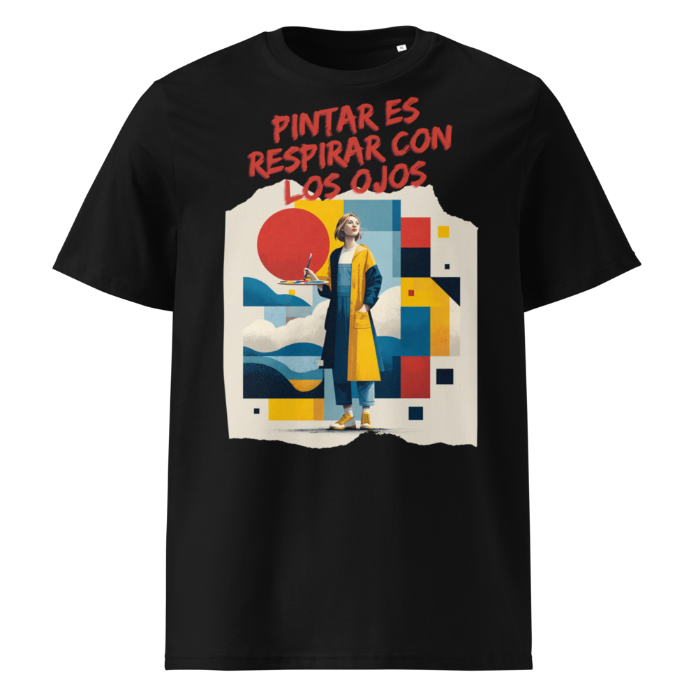 Pintar Es Respirar con los Ojos en camiseta