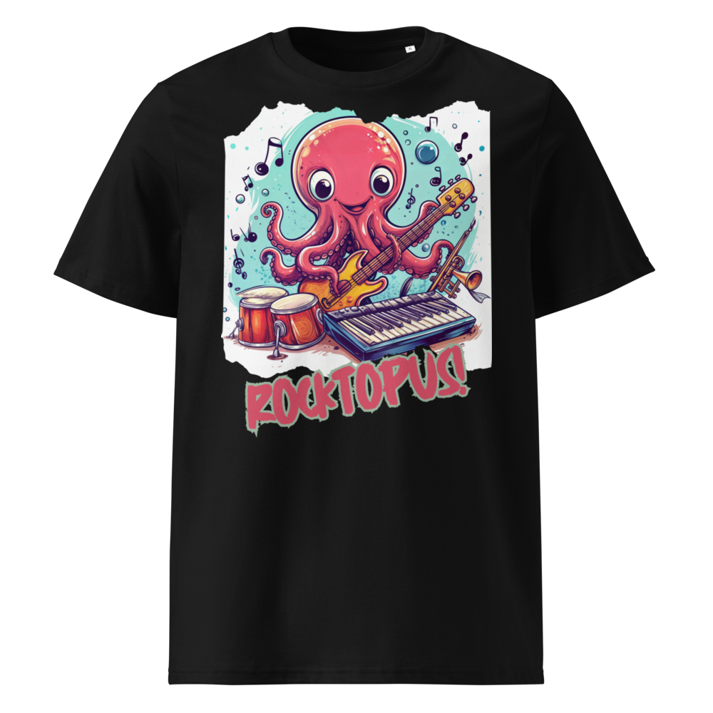 Pulpo Rockero en camiseta