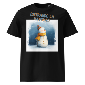 Esperando la Navidad en camiseta