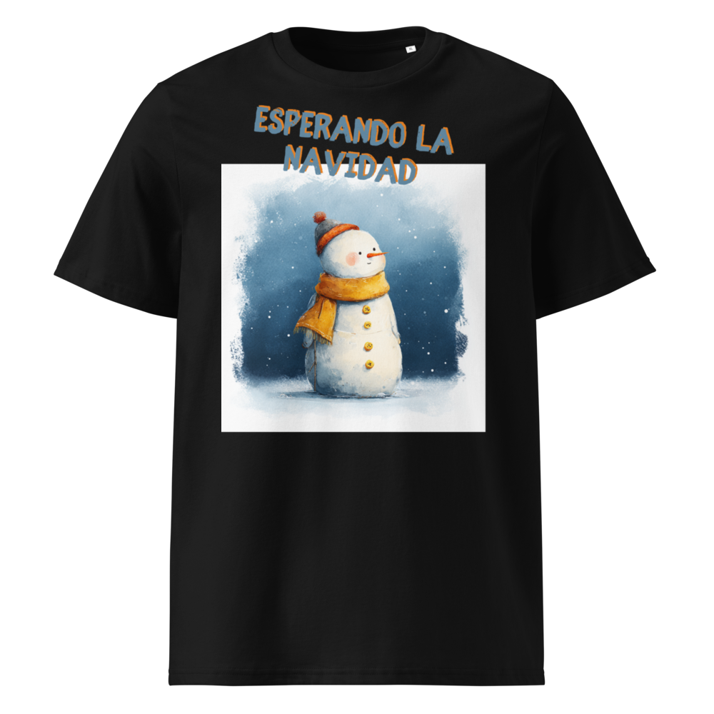 Esperando la Navidad en camiseta
