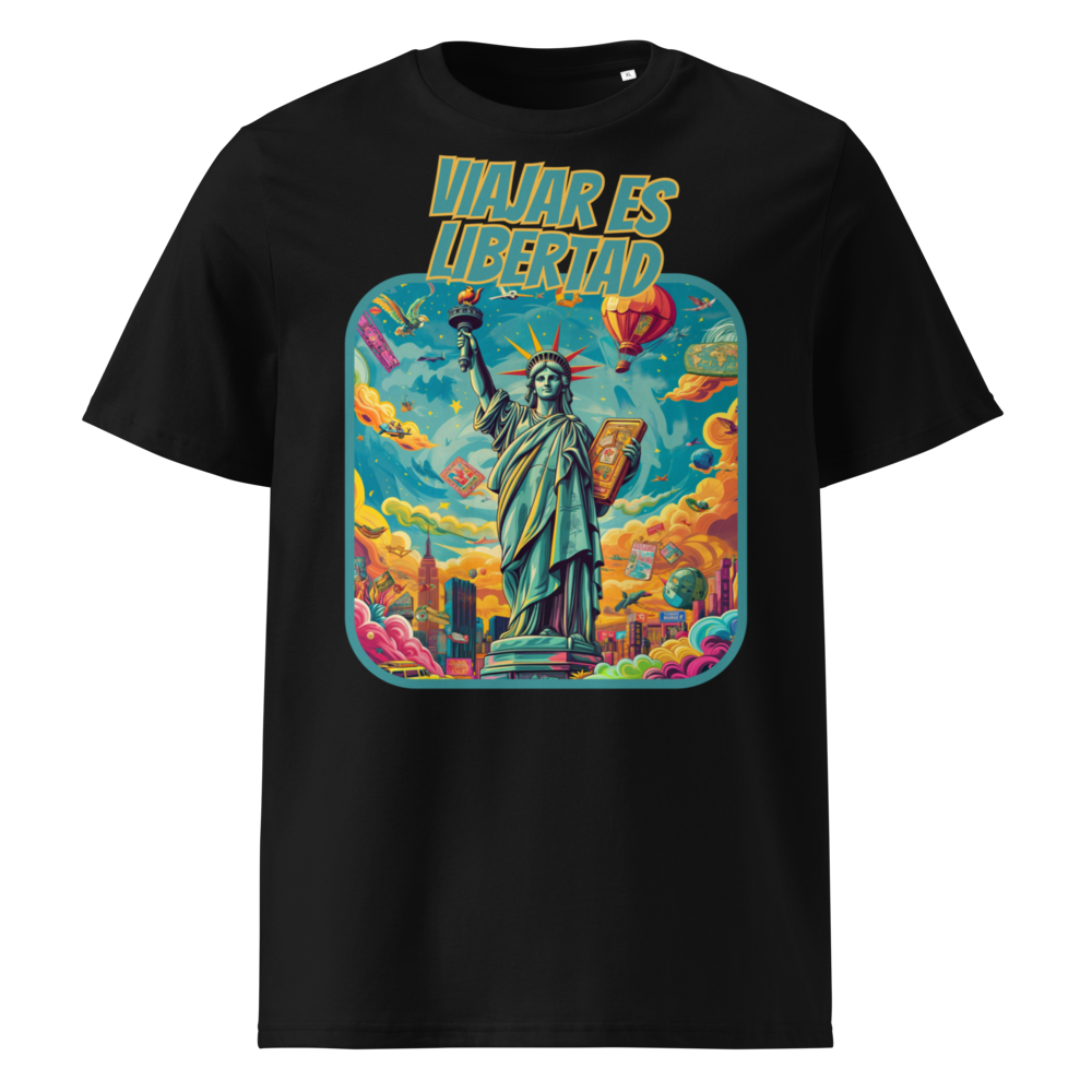 Viajar Es Libertad en camiseta