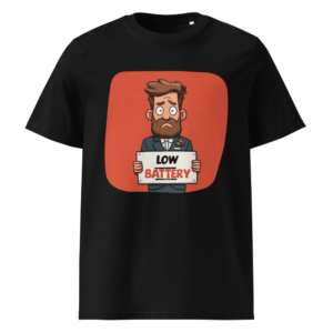 Batería Baja en camiseta