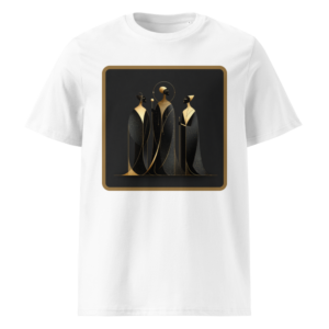 Tres Siluetas de Oro en camiseta