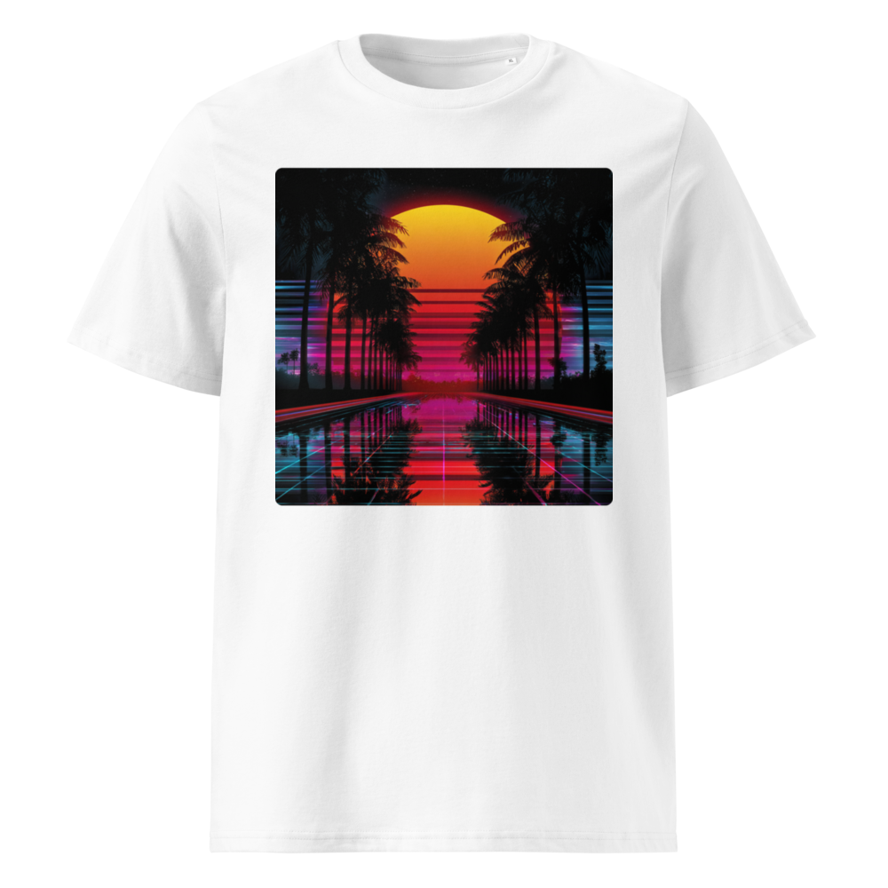 Atardecer de Palmeras en camiseta