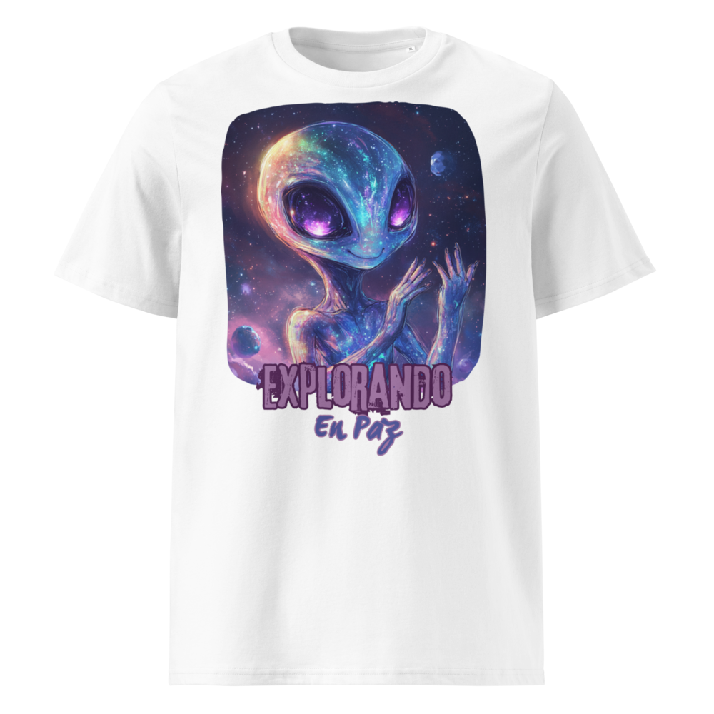 Explorando en Paz en camiseta