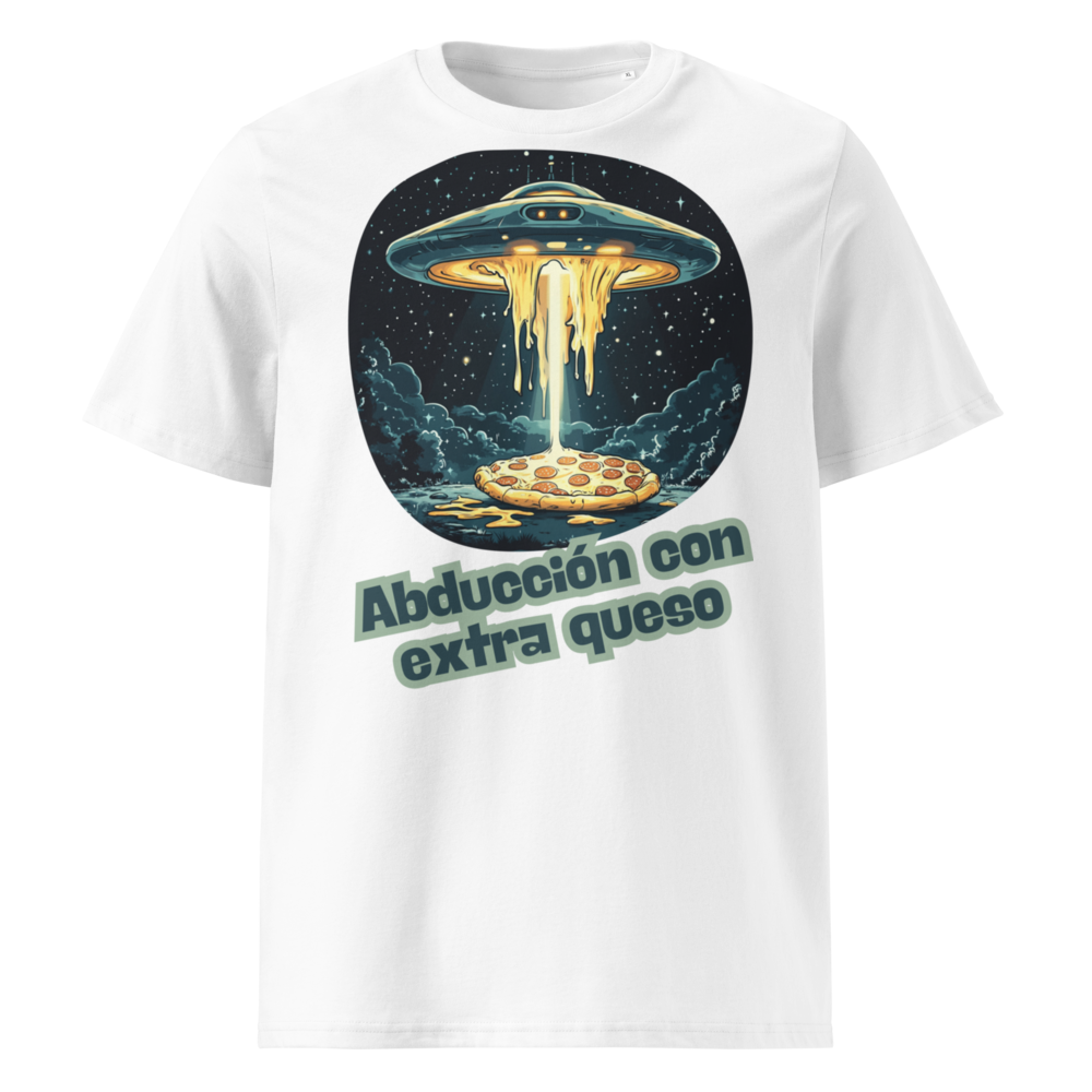 Abducción con Extra Queso en camiseta