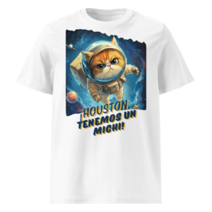 Houston, Tenemos un Michi en camiseta