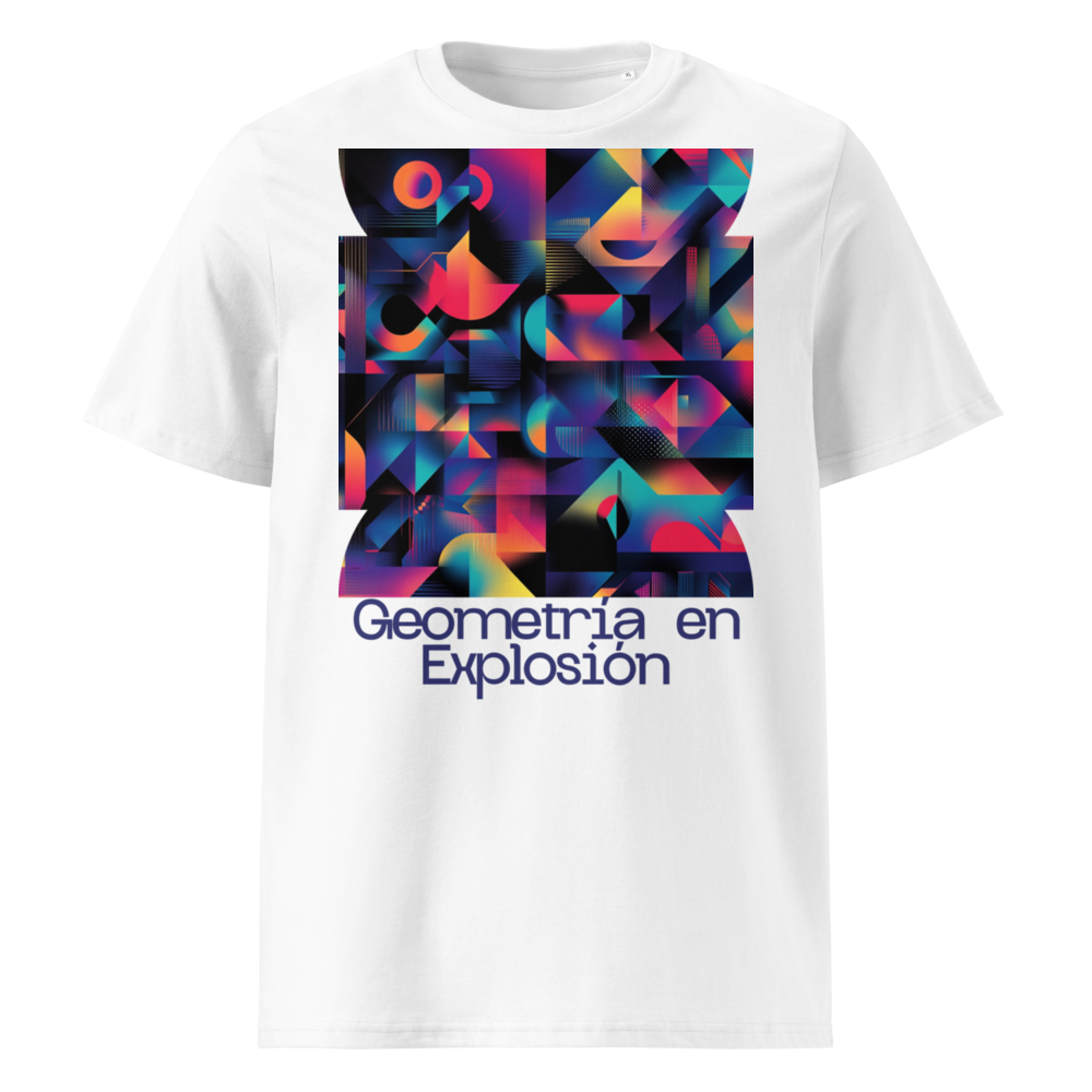 Geometría en Explosión en camiseta