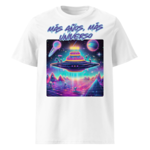 Más Años, Más Universo en camiseta
