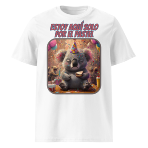Estoy Aquí Solo por el Pastel en camiseta